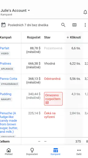 Google Ads screenshot