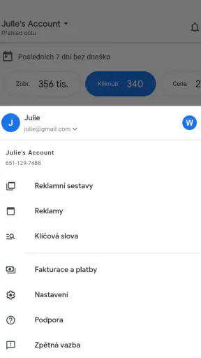 Google Ads screenshot