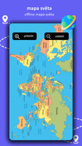 GPS navigace, mapy a trasa screenshot