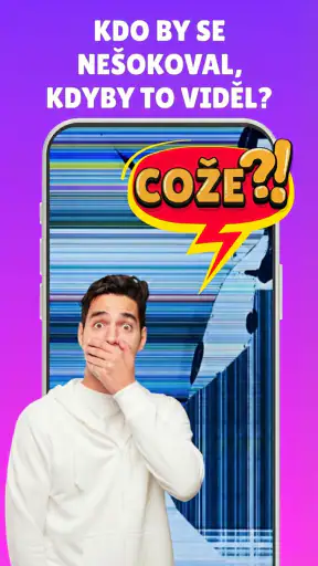 Haha Broken, Rozbitá obrazovka screenshot