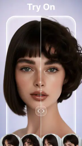 Hair Color & Hairstyle Try On screenshot