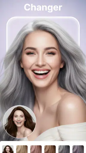 Hair Color & Hairstyle Try On screenshot