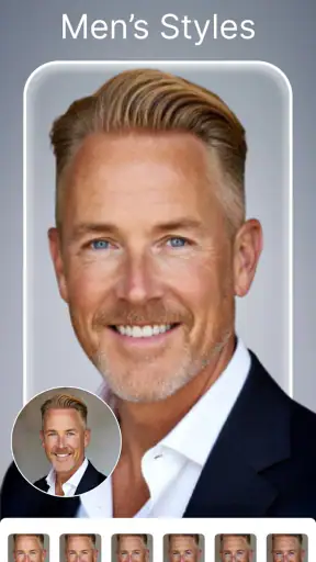 Hair Color & Hairstyle Try On screenshot