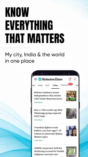 Hindustan Times: Live News App screenshot