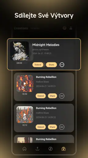 Hudební AI: Generátor písní screenshot