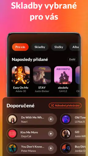 Hudební přehrávač - MP3 screenshot