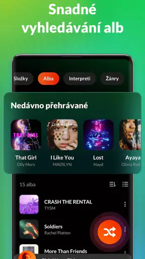 Hudební přehrávač - MP3 screenshot