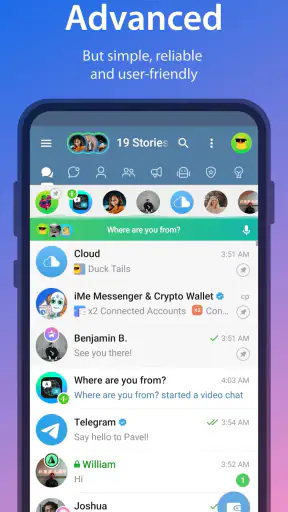 iMe: Telegram AI Messenger screenshot