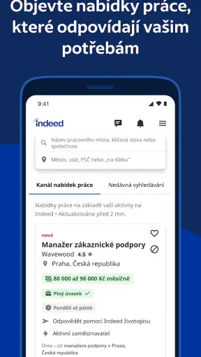 Indeed Práce screenshot