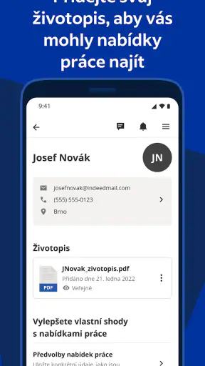 Indeed Práce screenshot