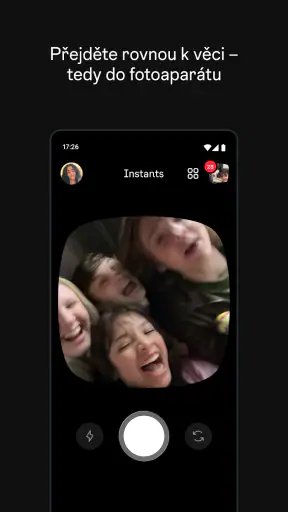 Instants, aplikace Instagramu screenshot