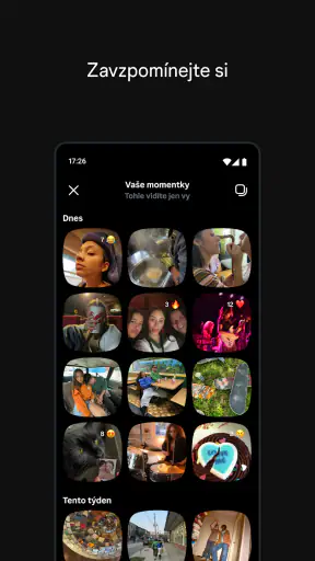 Instants, aplikace Instagramu screenshot