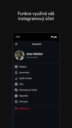 Instants, aplikace Instagramu screenshot