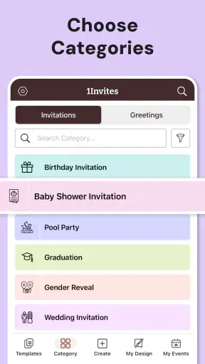 Invitation Maker, Card Design screenshot