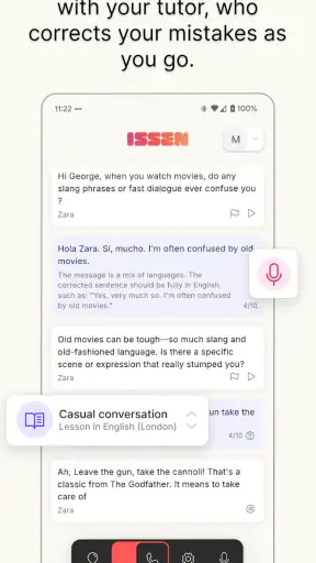 ISSEN: Language Voice Tutor screenshot