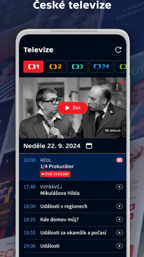 iVysílání České televize screenshot