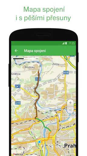 Jízdní řády screenshot
