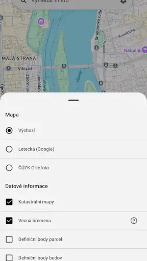 Katastr v kapse screenshot