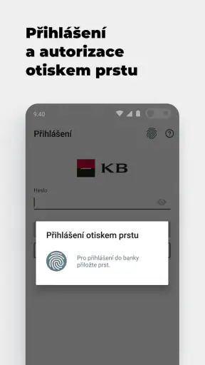 KB Mobilní banka screenshot