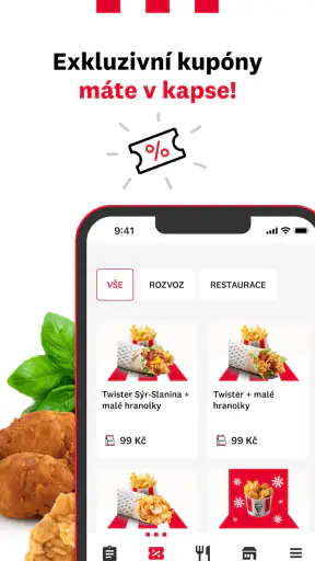 KFC CZ screenshot