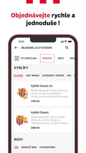 KFC CZ screenshot