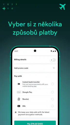 Kiwi.com: Levné letenky screenshot