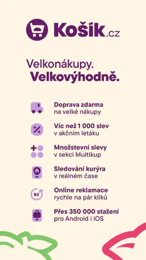 Košík.cz screenshot