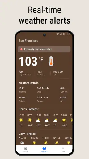 Local Weather News - Radar screenshot