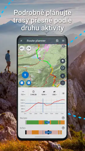 Locus Map outdoorová navigace screenshot