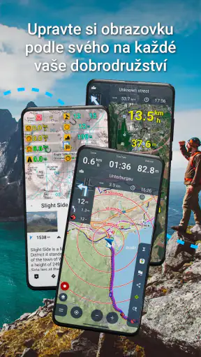 Locus Map outdoorová navigace screenshot