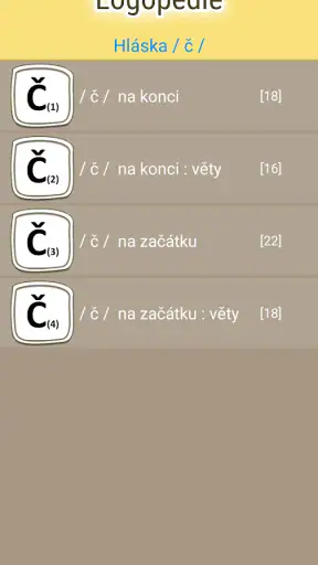 Logopedie : cvičení [PMQ] screenshot