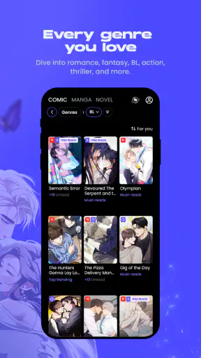 Manta - Manga, Manhwa, Novels screenshot