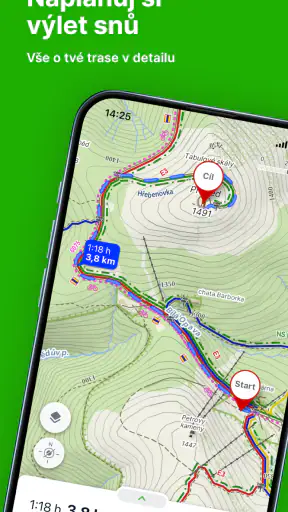 Mapy.com: GPS mapy a navigace screenshot
