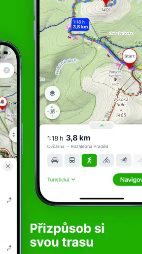 Mapy.com: GPS mapy a navigace screenshot
