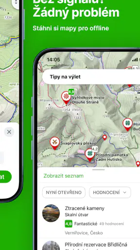 Mapy.com: GPS mapy a navigace screenshot
