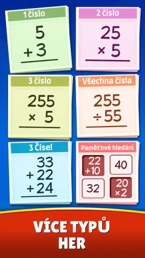 Matematické hry (česky) screenshot