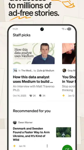 Medium: Read & Write Stories screenshot