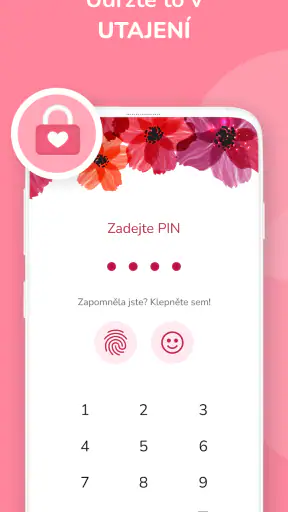 Menstruační kalendář screenshot
