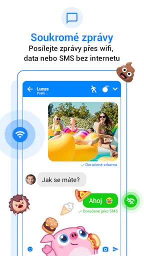 Messenger SMS – textové zprávy screenshot