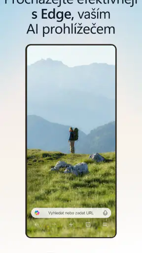 Microsoft Edge: AI prohlížeč screenshot