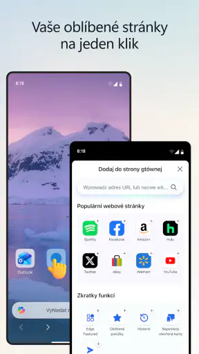 Microsoft Edge: AI prohlížeč screenshot