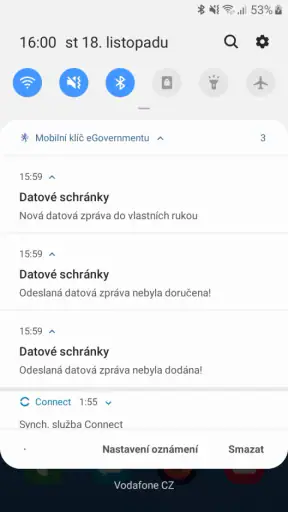 Mobilní klíč eGovernmentu screenshot