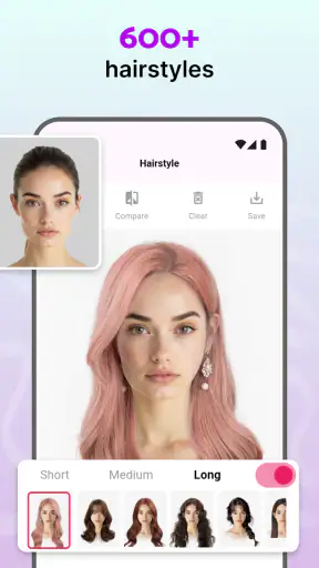 Modiface Haircut：Hair Makeover screenshot
