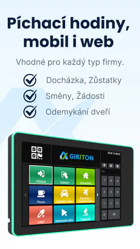 Moje docházka GIRITON screenshot
