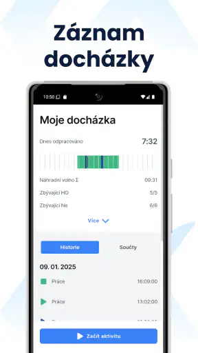 Moje docházka GIRITON screenshot