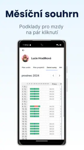Moje docházka GIRITON screenshot