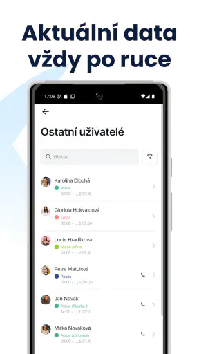 Moje docházka GIRITON screenshot