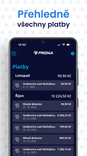 Moje KM-PRONA screenshot