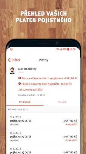 Moje VZP screenshot