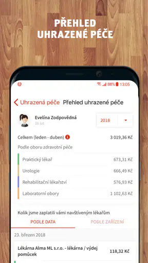 Moje VZP screenshot